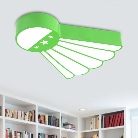 Kindergarten Ceiling Mounted LED Light for Kids' Badminton Room (Blue/Green/Red)