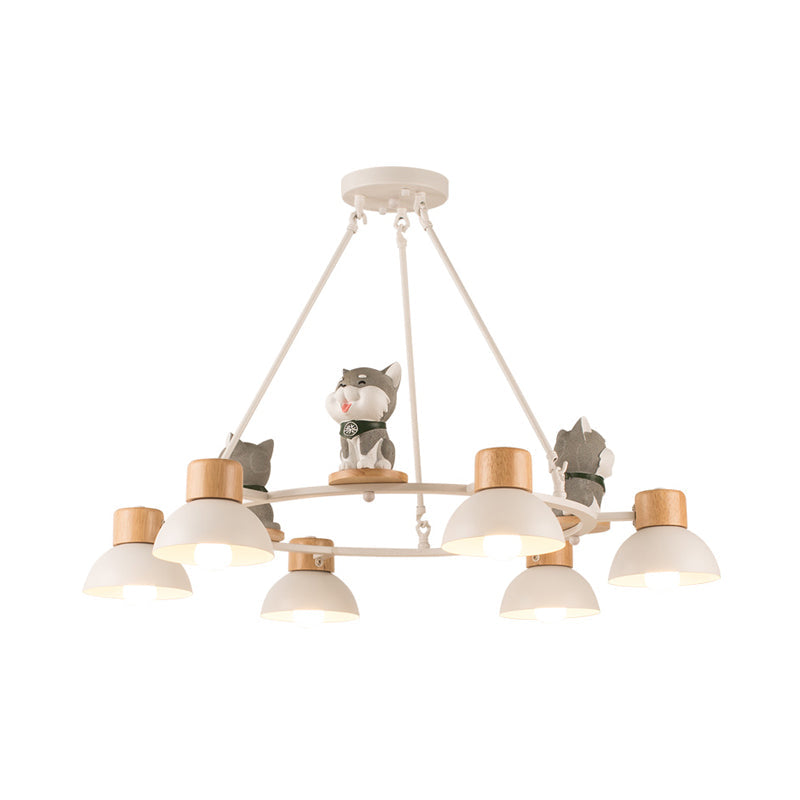 Modern Metal Dog Pendant Lights for Living Room Ceiling