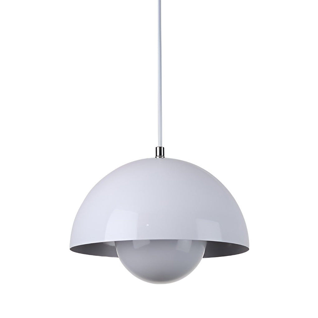 1 Light Metal Mushroom Nordic Flowerpot Pendant Light