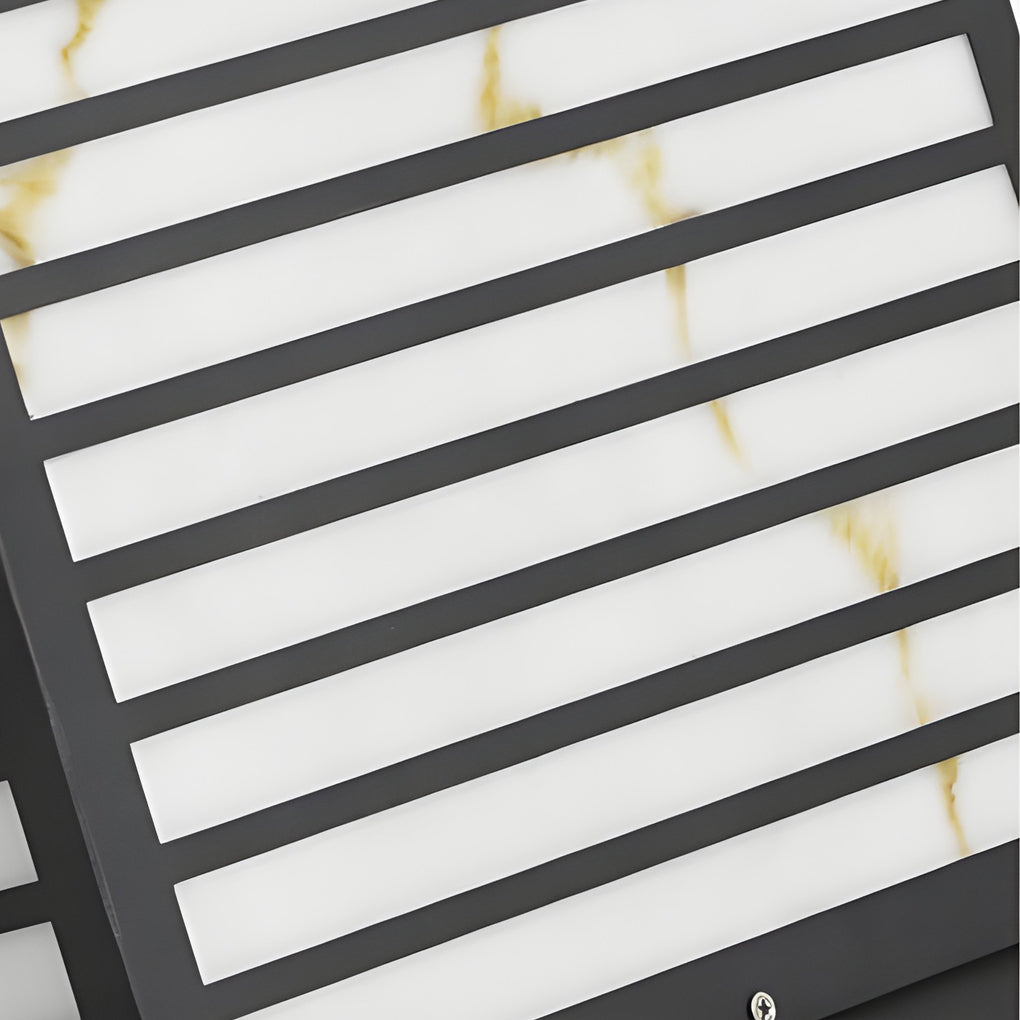 Square IP65 Waterproof LED Solar Outdoor Deck Post Pillar Light