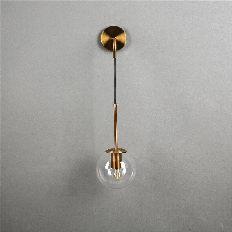 Ines Glass Hanging Ball Wall Lamp - Scandinavian Serenity for Your Space