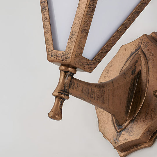 Industrial Tapered Solar LED Outdoor Wall Light