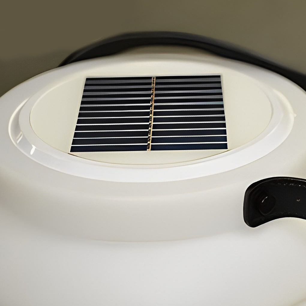 Portable Waterproof Cylinder LED Solar Camping Lantern