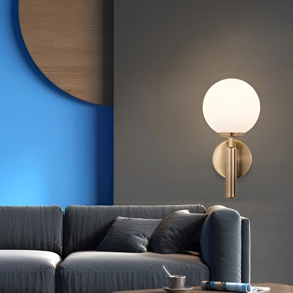 Glass Ball Shaped 5W LED Nordic Wall Sconce Lighting