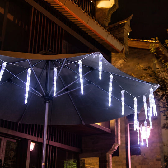 Solar LED Waterproof Icicle String Lights