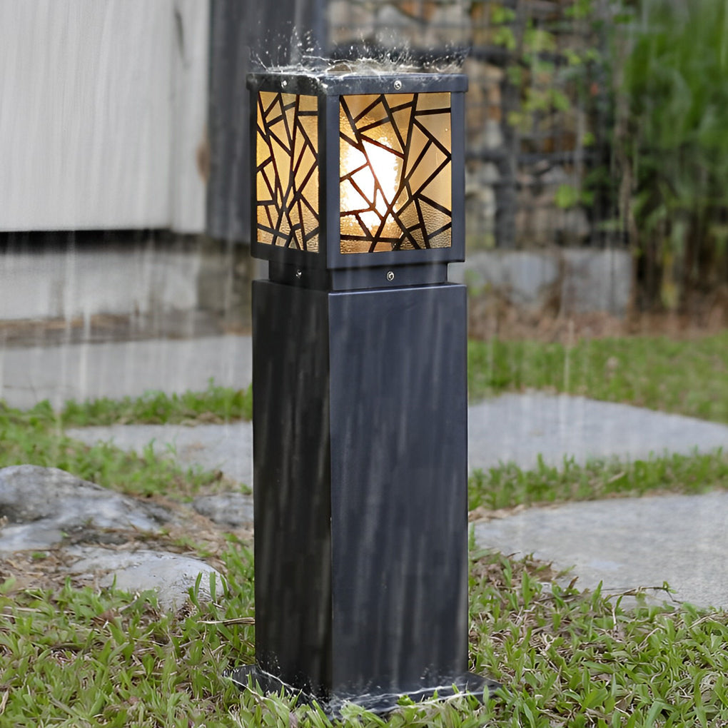 Modern Solar LED Outdoor Bollard Path Lights