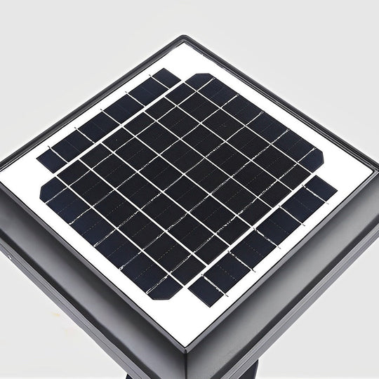 Creative Square Retro LED Solar Fence Post Light Waterproof Outdoor