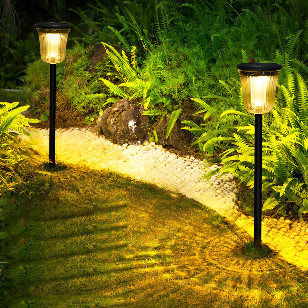 Outdoor Solar Lawn Lights with Motion Sensor (2 Pcs)