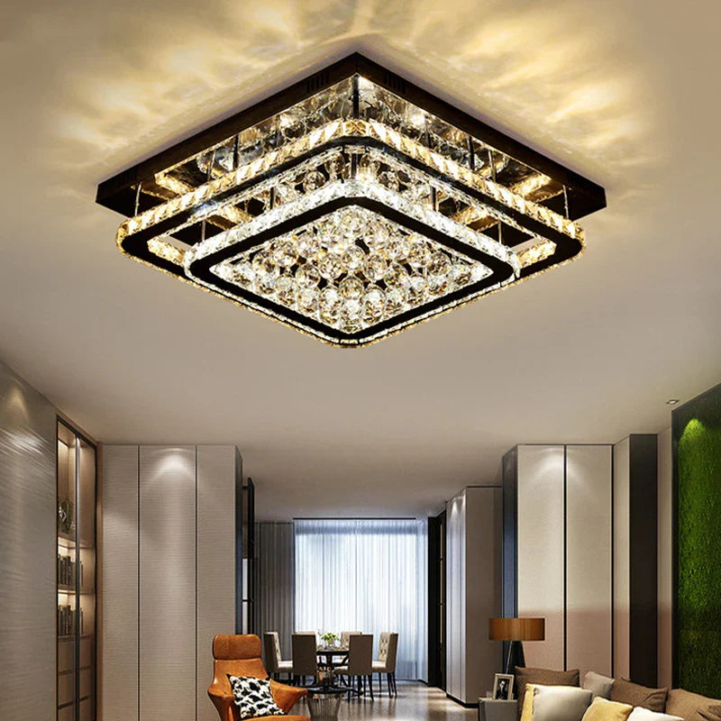 Corvus Crystal Ceiling Light chandelier