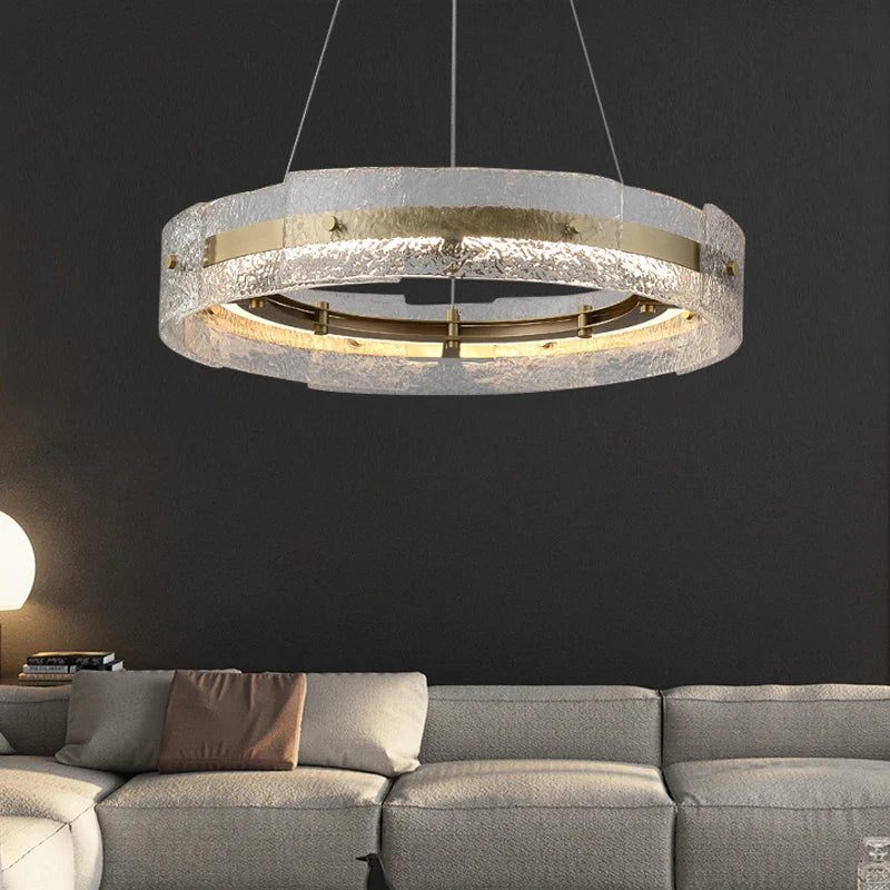 Valentina Glass Chandelier – Brighten Your Space with Elegant, Durable Gold Design