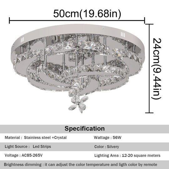 Alice Crystal Rose Ceiling Chandelier – Durable and Long-Lasting Construction