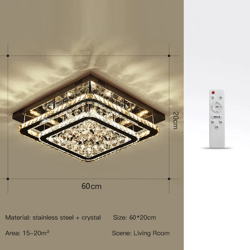 Corvus Crystal Ceiling Light chandelier