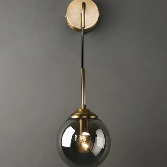 Ines Glass Hanging Ball Wall Lamp - Scandinavian Serenity for Your Space