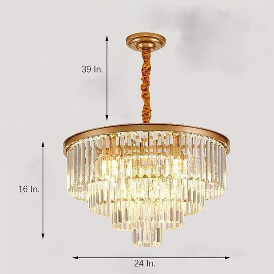 Modern Crystal Contemporary Chandelier Entryway Chandelier