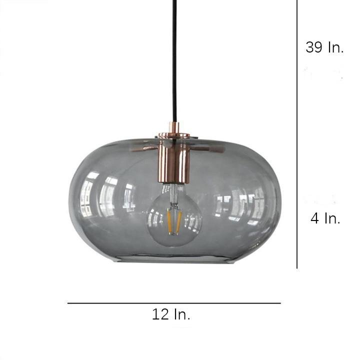 Artistic Electroplated Glass LED Nordic Pendant Light