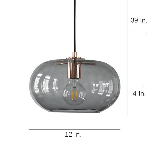 Artistic Electroplated Glass LED Nordic Pendant Light