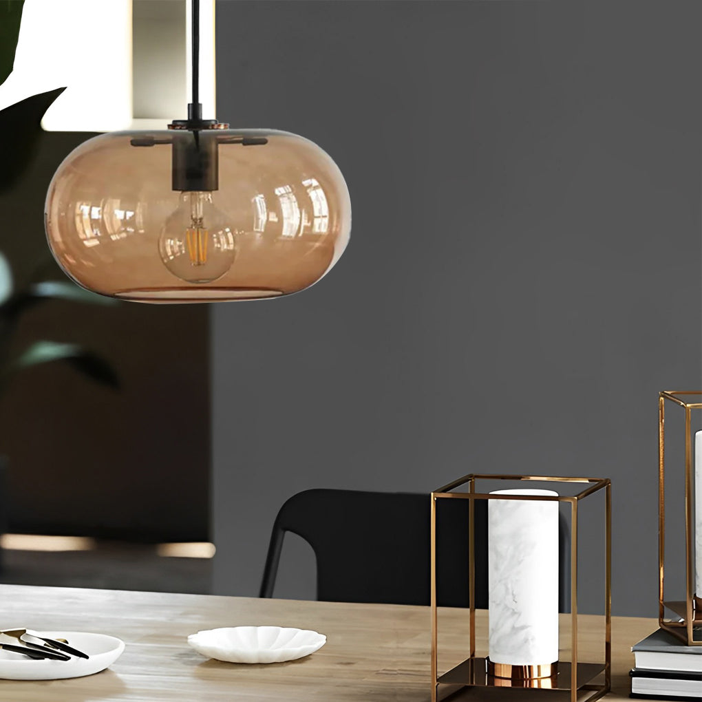 Artistic Electroplated Glass LED Nordic Pendant Light