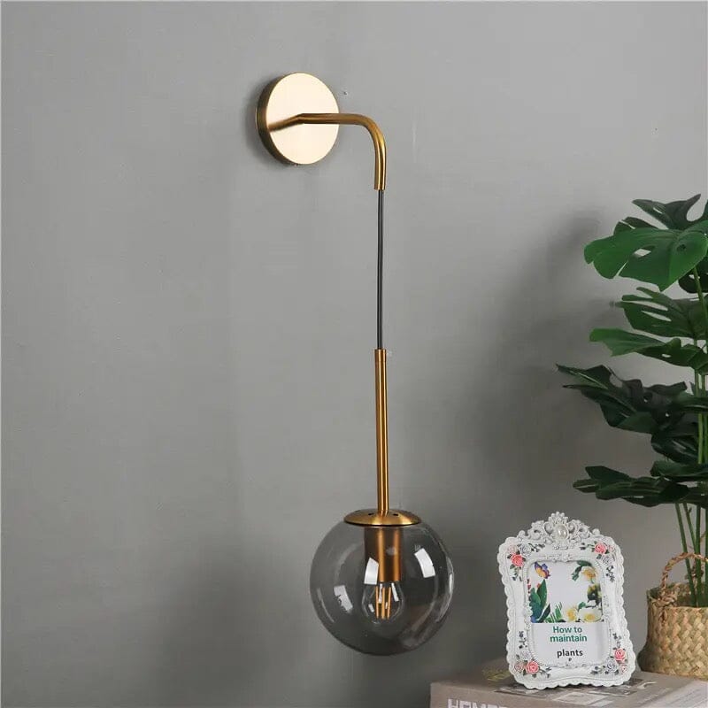 Ines Glass Hanging Ball Wall Lamp - Scandinavian Serenity for Your Space