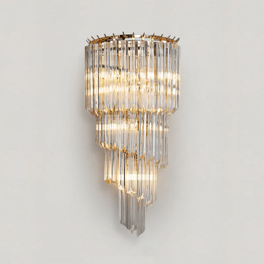 Celeste Gold Luxury Crystal Wall Lamps - Modern Elegance