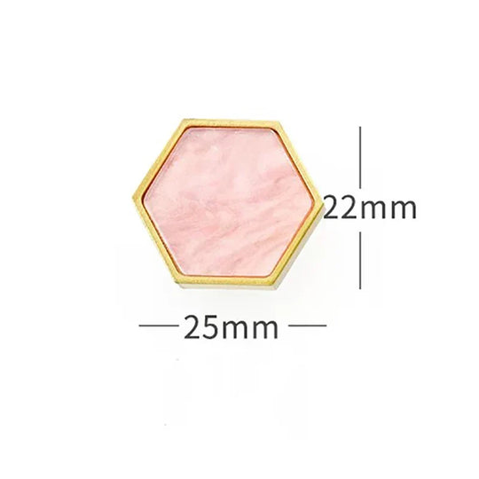 Modern Brass Shell Knobs – Colorful Cabinet & Wardrobe Pulls