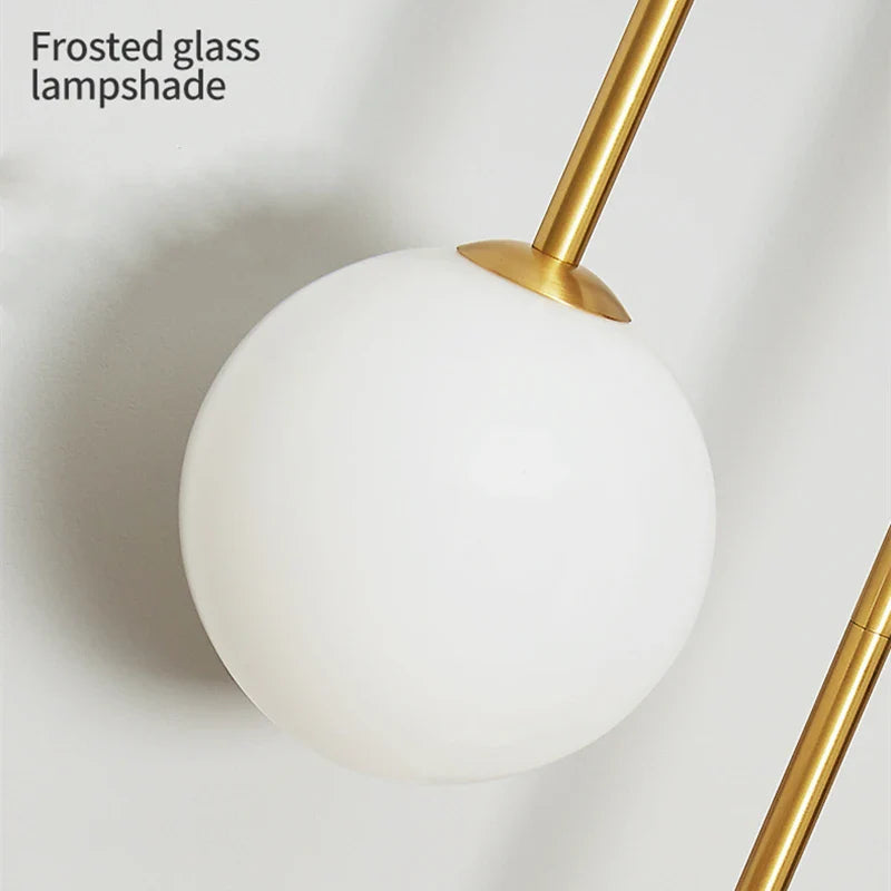 Clara Creative Glass Ball LED Wall Lamp - Modern Elegance