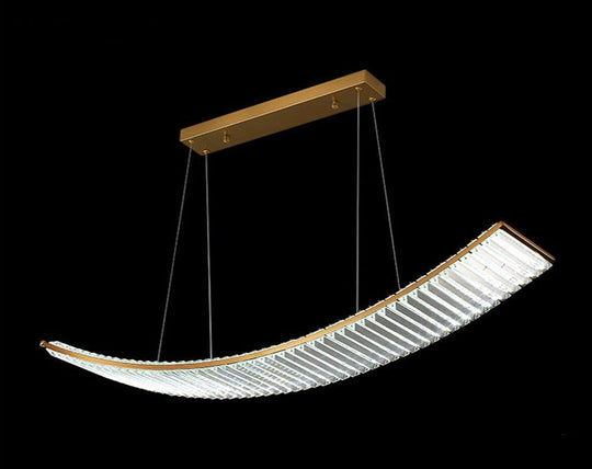 Shopia - Luxury Arch Crystal Suspension Chandelier - Modern Lighting Design