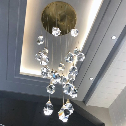 Solara Nordic Crystal Chandelier