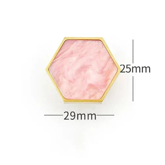 Modern Brass Shell Knobs – Colorful Cabinet & Wardrobe Pulls