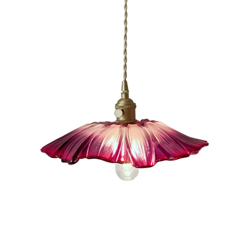 Talia Nordic Floral Glass Pendant Lights - Elegant Touch for Modern Spaces