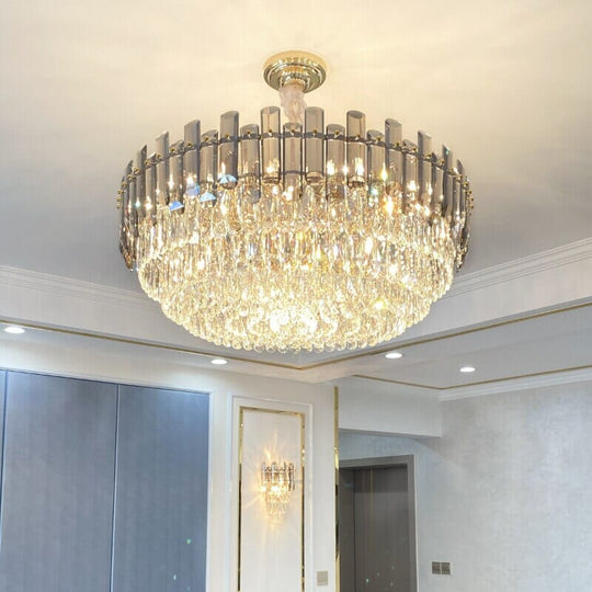 Amelia Round Crystal Chandelier