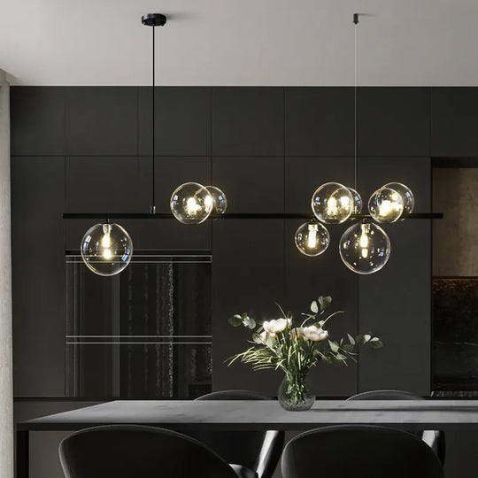 Archie Modern Nordic Glass Ball Chandelier - Elegant and Sophisticated Lighting