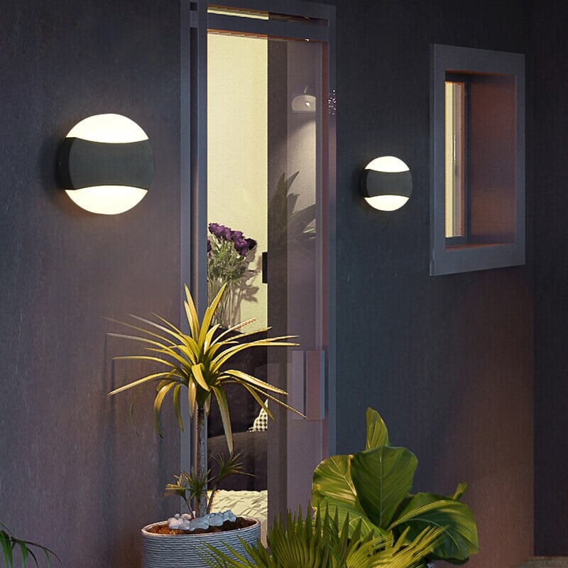 Circle waterproof Outdoor Wall Light – Cute Circular Design for Stylish Exterior Illumination