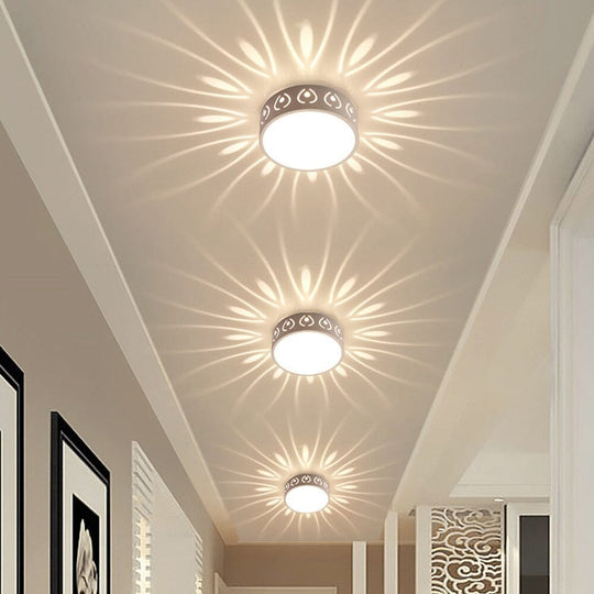 Cameron Round Modern Surface Mount Ceiling Lamps