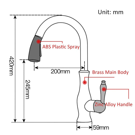 Black Kitchen Faucets Pull Out Kitchen Sink Mixer Tap Single Lever Water Mixer Tap Crane For Kitchen 360 Rotation Mixer