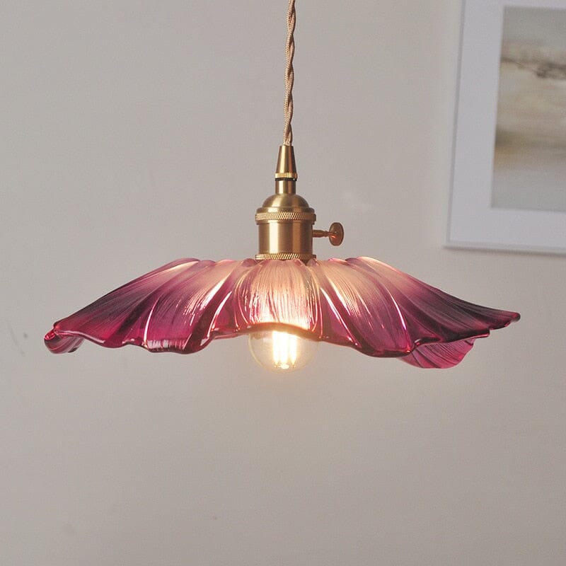 Talia Nordic Floral Glass Pendant Lights - Elegant Touch for Modern Spaces