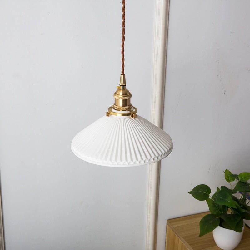 Ayleen White Ceramic Pendant Lights