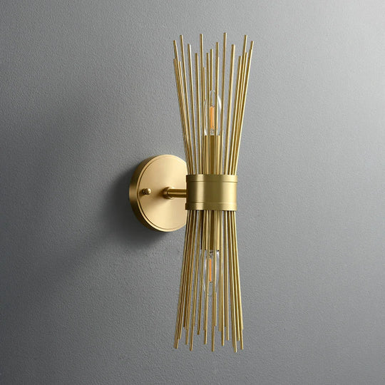 Shannon Art Wall Lights – Stylish and Efficient Brass Illumination