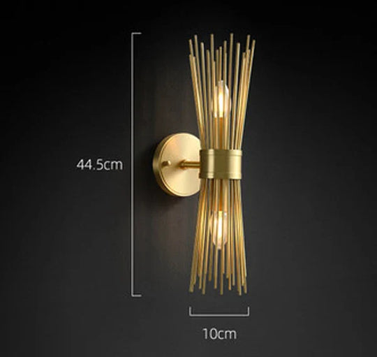 Shannon Art Wall Lights – Stylish and Efficient Brass Illumination