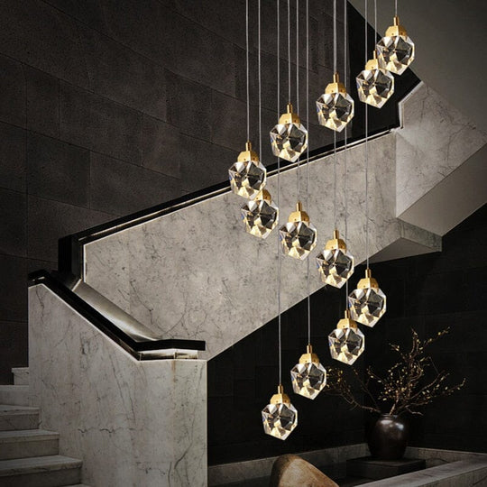 Solara Nordic Crystal Chandelier