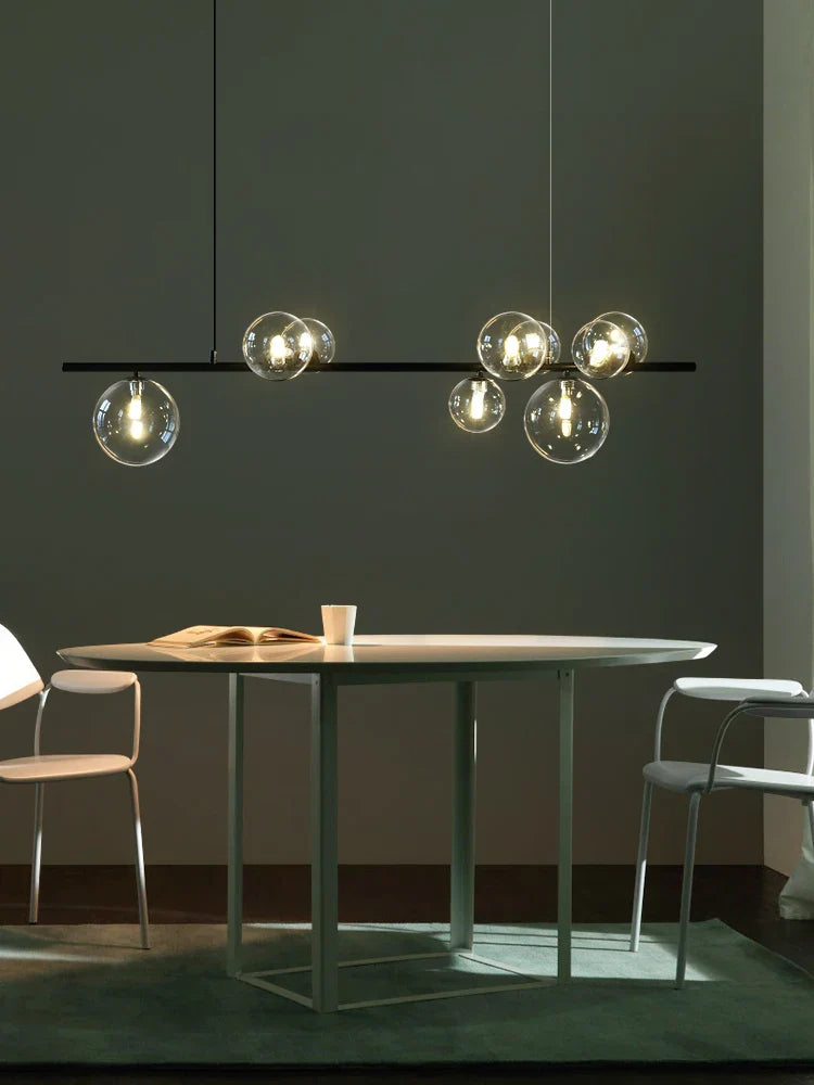 Archie Modern Nordic Glass Ball Chandelier - Elegant and Sophisticated Lighting