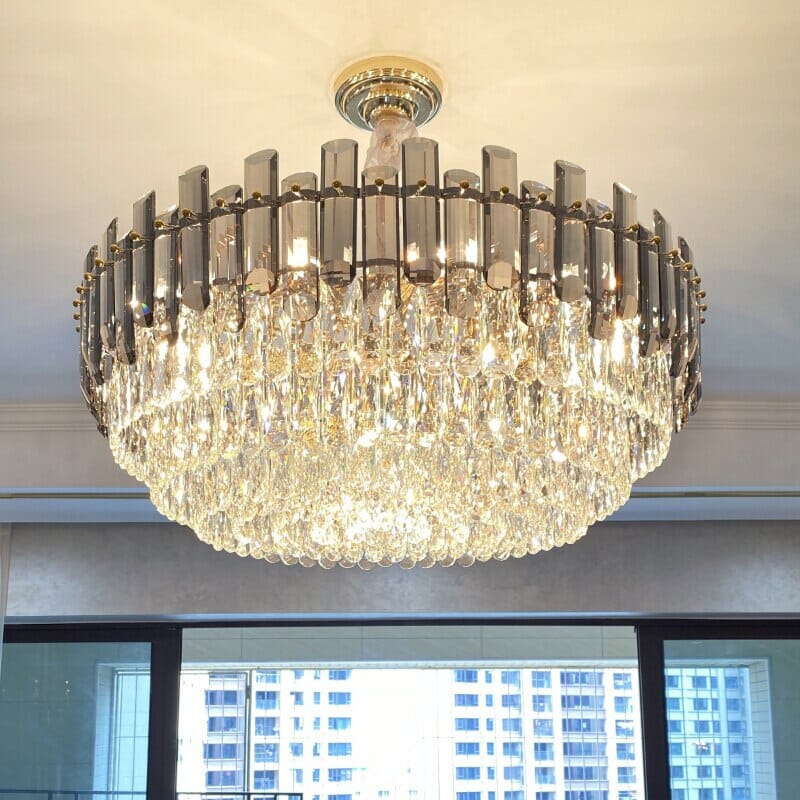 Amelia Round Crystal Chandelier