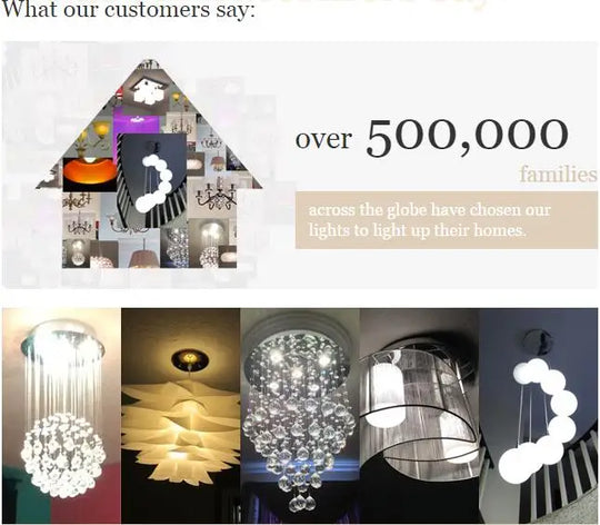 Lucien – Modern Clear Glass Pendant Light for Living Room, Restaurant, and Café