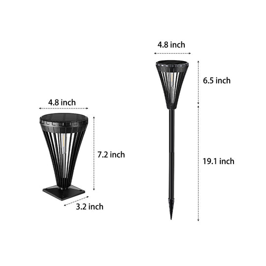 Intelligent Solar Powered Waterproof LED Pathway Lights