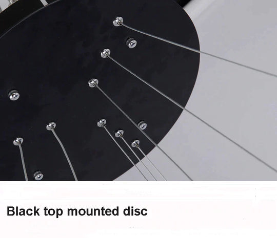 Modern Pendant Lights 4/3/2/1 Circle Rings Acrylic Aluminum LED Pendant Lamp for Living Room Dining Room