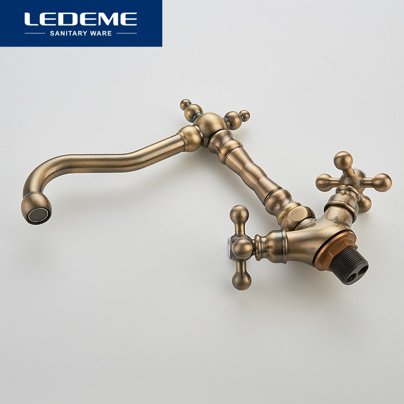 Europe Style Basin Kitchen Faucet Total Brass Bronze Finished Swivel Bathroom Faucet Mixer Tap Sink Tap 360 Degree