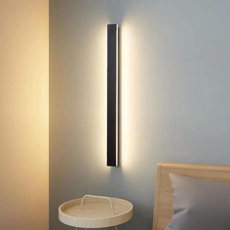 Waterproof Long Linear LED Wall Lamp Outdoor Wall Lights Black Porch Lights