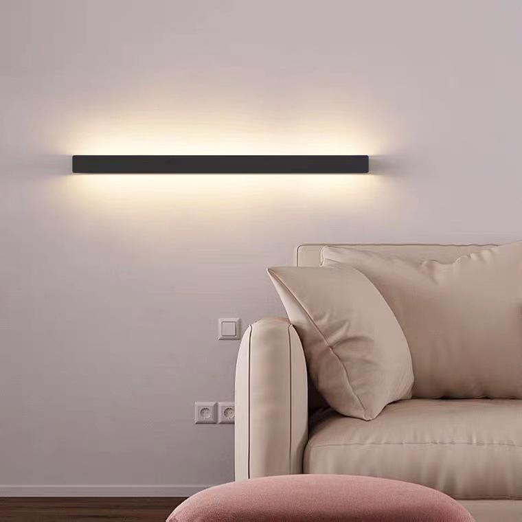Waterproof Long Linear LED Wall Lamp Outdoor Wall Lights Black Porch Lights