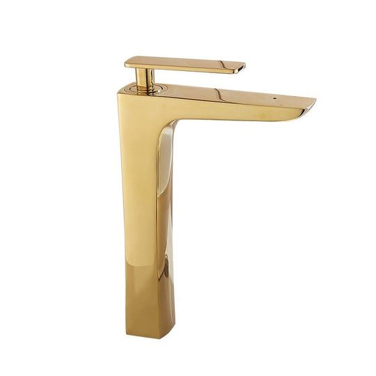 Brass single lever hot and cold chrome/gold tall bathroom basin faucet bathroom sink faucet Tall Sink Faucet bathroom faucet