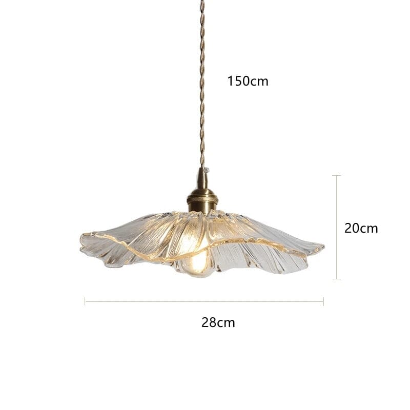 Talia Nordic Floral Glass Pendant Lights - Elegant Touch for Modern Spaces