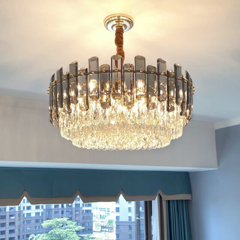 Amelia Round Crystal Chandelier